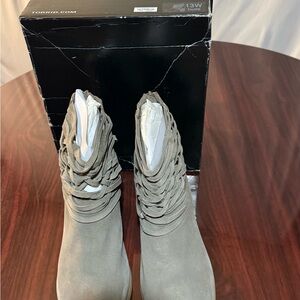 Torrid Women's Taupe Ankle Booties